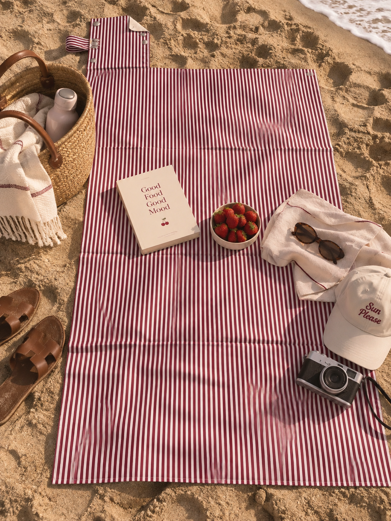 Nappe ouverte à la plage