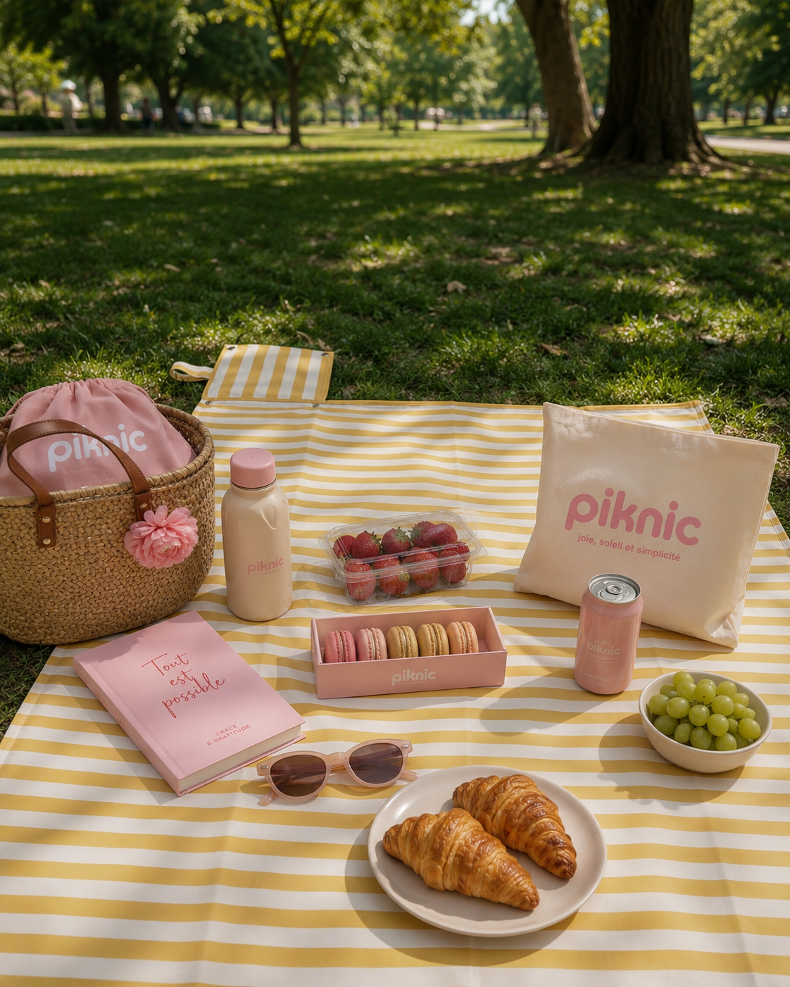 Piknic Soleil — Tapis de pique-nique pliable